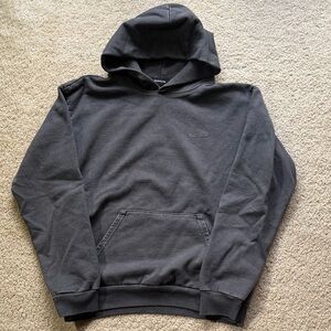 Talentless | Grey embroidered hoodie | Large